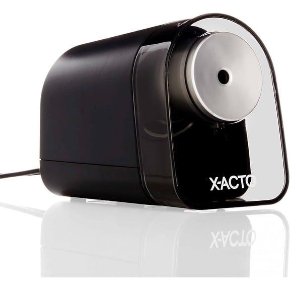 Electric Pencil Sharpener | Heavy Duty Electric Pencil Sharpener, Quiet Motor, Pencil Saver Technology, Auto-Reset and Safe Start