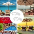 thumbnail image 4 of LNGOOR 2 Set Patio Table Umbrella Hole Ring and Cap Set  Standard Size Umbrella Thicker Hole Ring Plug and Cap Set (White), 4 of 6