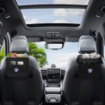 thumbnail image 7 of 2 Pack Customized Backseat Organizer Compatible with BMW - Multipurpose Hanging Storage for Cars, SUVs, Minivans & Trucks - Black PU Leather, Large Capacity, 7 of 7