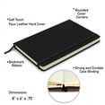 thumbnail image 6 of Simply Genius (20pk) A5 Hardcover Journal Notebook, 5.7x8.4, Black, 6 of 7