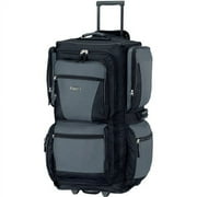 29" 6-pocket Rolling Duffel Black/grey