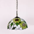 thumbnail image 4 of Kiven Plug in Pendant Light,Classic Hanging Light with Glass Lampshade and Decorated Chain,Dimmable, E26 Socket(Bulb Not Included), 4 of 7