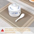 thumbnail image 3 of 6 Pcs Placemat PVC Dining Non-Slip Insulation Plate Pads,Bowl Pad Coasters Table Table Bowl Mats Home Decoration, 3 of 8