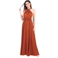 thumbnail image 2 of Robes Transformatrices/enveloppantes pour Femmes Robe Longue Maxi Cocktail, 2 of 7