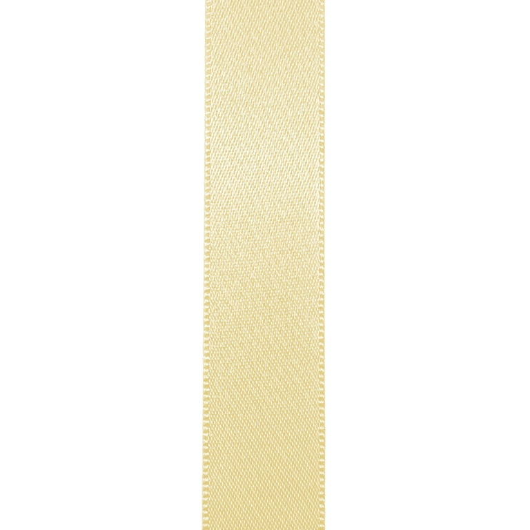 Gold Double Faced Satin Ribbon, 5/8x100 Yards