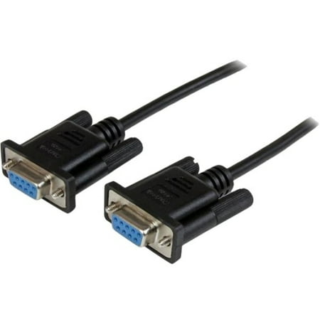 - StarTech 1m Black DB9 RS232 Serial Null Modem Cable F/F