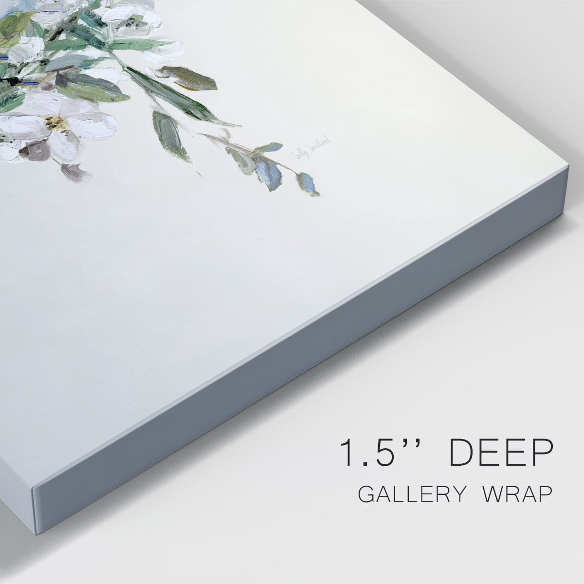 Bluebird Happy I Premium Gallery Wrapped Canvas - Ready to Hang