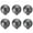 Gray, variant on HDJNal Set of 6 , Minimalist Style Solid Single Hole Pulls/Handles/Knobs,Kitchen Ball Shape Cabinet Knobs Cabinet Pulls Drawer Knobs Kitchen Cabinet Hardware Kitchen Handles,Light Green