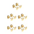 thumbnail image 1 of Jumpingount 400 juegos de pendientes Base en blanco artesanía personalidad Popular plata orejeras decoraciones joyería herramienta de Type2 NO2, 1 of 6