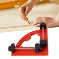 thumbnail image 1 of Adjustable Corner Clamp, 30-90 Rotation TPR  Pad 90 Degree Angle Clamp Metric inch Scale  for Woodworking Projects, 1 of 8