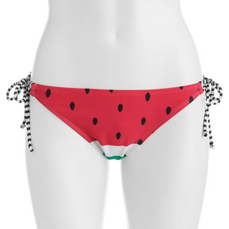 OP Juniors Fashion Watermelon Ruffle Bikini Bottom