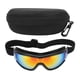 thumbnail image 1 of Gafas de seguridad para niños a prueba de salpicaduras, protección UV, marco negro, lente gris, estuche de almacenamiento incluido, 1 of 8