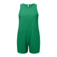 thumbnail image 4 of SRZYMJ Womens Jumpsuit Stylish Women's Jumpsuit Comfortable Stretch Fabric Sleeveless Design Summer Casual Wear With Convenient Side Pockets For, 4 of 9