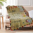 thumbnail image 2 of Papa Gifts from Grandchildren, Christmas Birthday Gifts for Papa, Best Papa Ever Gifts from Granddaughter Grandson, Xmas Gift for Papa from Grandkids, Papa Presents Throw Blanket 60 x 50 Inch, 2 of 6