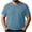 Light Blue, variant on ZOYOEN Mens T Shirts Big and Tall- Summer Short Sleeve V-Neck Loose Casual Basic Tees Dark Gray Size XL