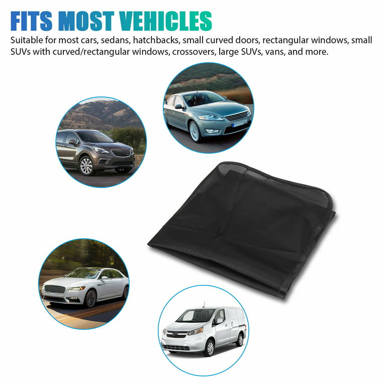 4x Magnetic Car Side Window Sun Shade Cover Front Rear Baby