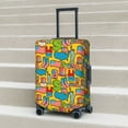 thumbnail image 6 of Rateoe America Symbols Printed Luggage Cover, Suitcase Protector Fits 18-32 Inch Luggage-Small, 6 of 7