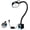 Round-Black, variant on LED Work Light with  Base, 20W 2000LM Gooseneck Work Light, Flexible Adjustable Machine Light for Garage Workshop Mechanic, Industrial Task Lighting