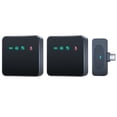 thumbnail image 1 of Wireless Lavalier Microphone One to Two Type-C with Noise Reduction Portable for Audio Video Outdoor Live Sound Card, 1 of 8