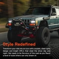 thumbnail image 6 of TRUE MODS 7x6 5x7 H6054 LED Headlights for Jeep Wrangler YJ Cherokee XJ Comanche MJ J10 J20 Wagoneer Ford Chevy Chevrolet GMC Nissan Toyota [DRL] [Hi/Low Sealed Beam] [Black-Finish], 6 of 8