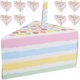 thumbnail image 1 of KAKOWELY 10 cajas triangulares para galletas, pasteles y dulces., 1 of 4