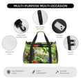 thumbnail image 3 of Lsque Pikmin Pattern Hand Travel Bag, Weekender Carry On for Women Men, Sports Gym Bag, Workout Duffel Bag, Overnight Shoulder Bag fit 15.6 Inch Laptop, 3 of 6