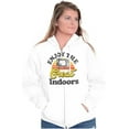 thumbnail image 3 of Enjoy The Great Indoors Vintage TV Zip Up Hoodie Men's Women's Brisco Brands S, 3 of 6