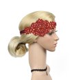 thumbnail image 2 of Miangastore Coiffe Charleston Vintage Strass Rouge Foncé 1 Ensemble 8.7x3.9 Po, 2 of 8