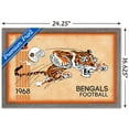 thumbnail image 3 of NFL Cincinnati Bengals - Retro Logo 14 Wall Poster, 14.725" x 22.375", Framed, 3 of 5