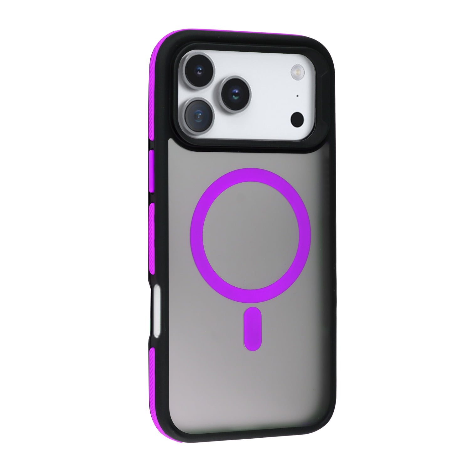 Dual Color Matte MagSafe Case for iPhone 17 Pro Max - Purple