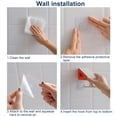 thumbnail image 2 of 360 Degree Rotating Storage Rack Adhesive 6 Kitchen Gadgets Organizer Hooks Bathroom Hanger Kitchen Gadgets Organizer, White, 2 of 6