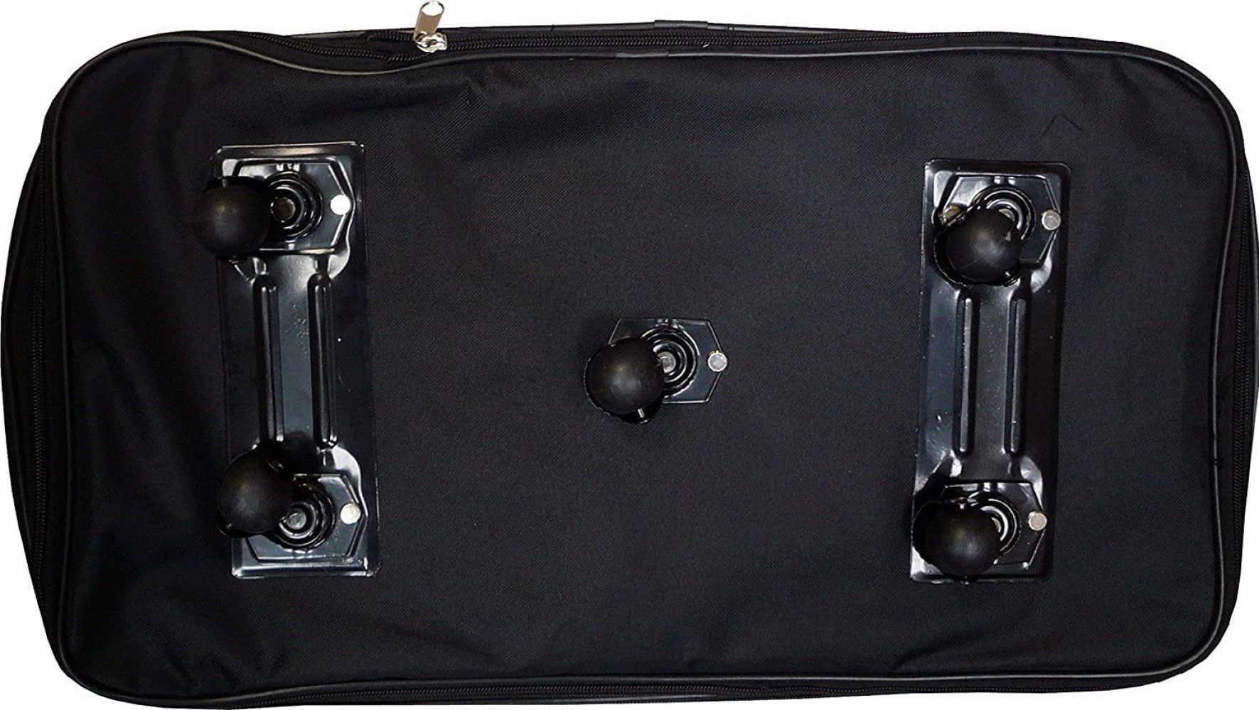36" Rolling Wheeled Duffle Bag Spinner Suitcase Luggage Expandable (36 Inch, Black)