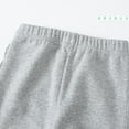 thumbnail image 6 of Eltusu Girls Cotton Leggings, Athletic Soft Elastic Waist Casual Spring Pants Gray Size 8-9 T, 6 of 7