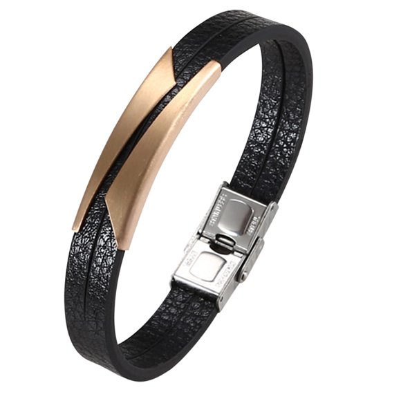 RKSTN Wristbands Wristbands Beauty & Personal Care Negative Bracelet Men's Steel Bracelet The Wristband Emits Negative Body's Energy Channels to Circulation