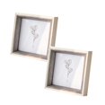 thumbnail image 1 of WUSUOWEI 2PCS Square Resin Photo Frame,7.09Inch,Small Shadow Box,Frame Display Case for Hang Memory Sports Memorabilia,Medals,Wedding,Pins,Awards,and Photos, 1 of 1