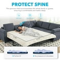 thumbnail image 3 of Tabaray Modern L Shaped Sleeper Sofa Bed with Small Full Mattress Bed, 104"Pull Out Sleeper Couch Bed Small Full Size,  6 Seater Sectional Furniture Sets for Living Room, Bedroom, Apartment, 3 of 14