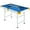 Blue, variant on Costway 47" Folding Billiard Table Pool Game Table Indoor Kids w/ Cues Brush Chalk Green