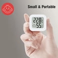 thumbnail image 3 of Mini Digital Hygrometer Thermometer with High Precision Sensor, -10℃ to 70℃ Temperature & 10%-99%RH Humidity Measurement, ABS Material, Smile Face Indicator, Powered by 2x 1.5V Button Batteries,, 3 of 6