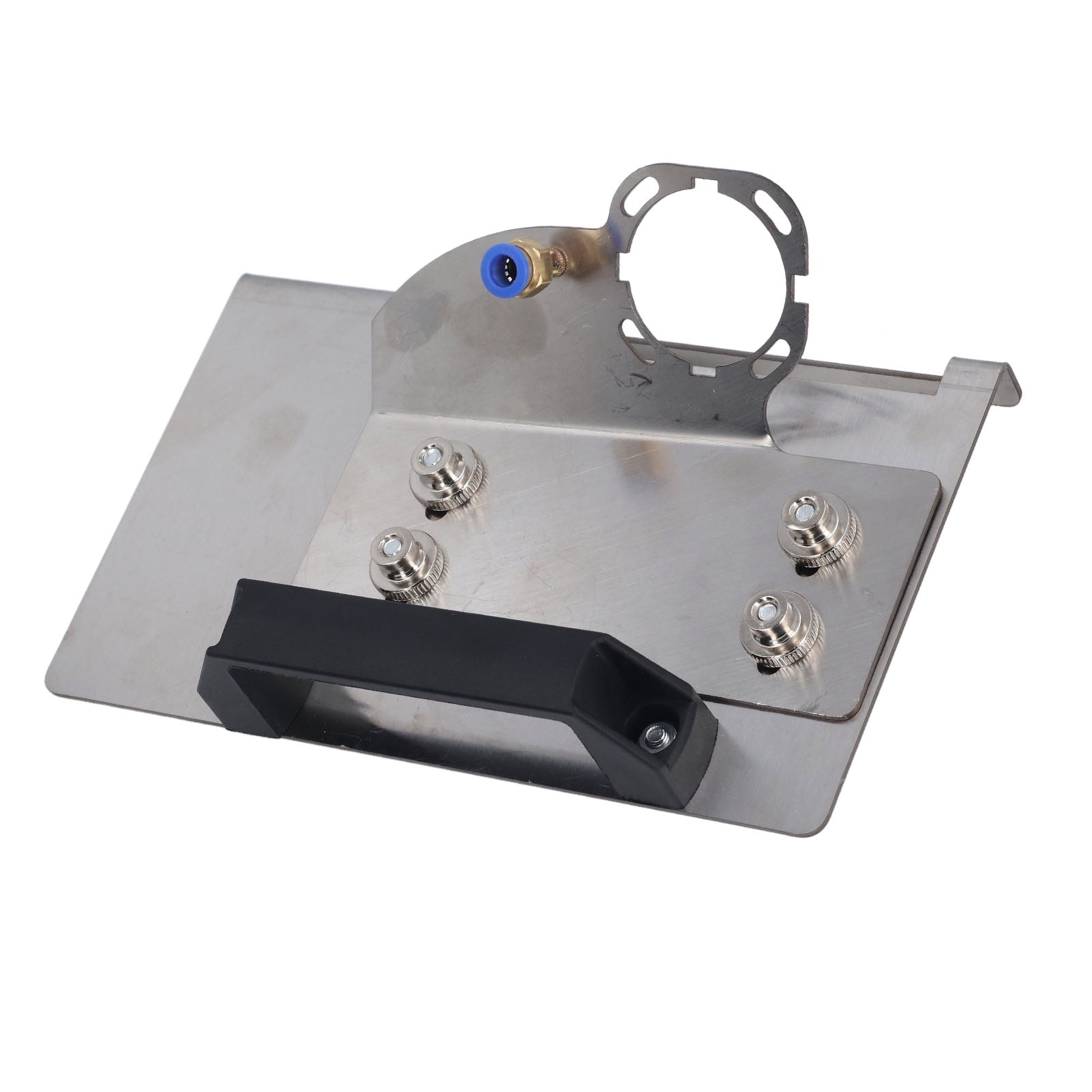 LAZIOEGR Premium Stainless Steel 45 Degree Angle Grinder Stand Precision Tile Chamfer Cutting Bracket Holder Heavy Duty Portable Power Tool Accessory Set with Installation Hardware