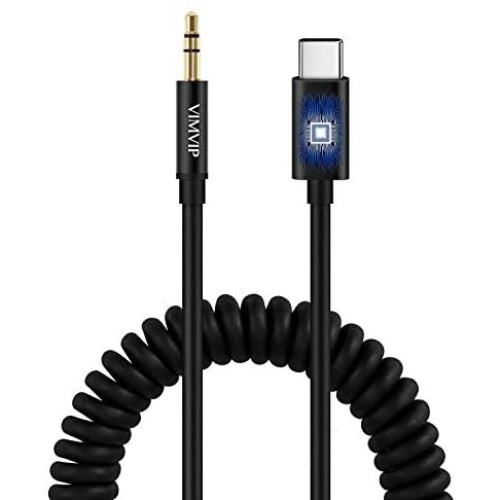 axGear Type C to 3.5mm Audio Cable, VIMVIP USB C to 3.5mm Male Car Aux