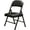 1 pack, variant on Bulk Folding Chairs with Padded Cushion, Black Steel Frame Foldable Chair for Indoor Outdoor Use