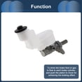 thumbnail image 5 of Unique Bargains Brake Master Cylinder with Reservoir No.4720106400 for Toyota Camry 2006-2015 Hydraulic Master Cylinder Silver Tone White Aluminum Alloy Plastic 1 Pcs, 5 of 7