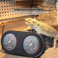 thumbnail image 3 of 2pcs Reptile Thermometer Hygrometer, Mini Round Shape Dual Dial Thermometer and Humidity Gauge for Reptile Lizard Tortoise Spider Pet Rearing Box, 3 of 5