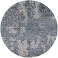 thumbnail image 1 of Ahgly Company Indoor Round Mid-Century Modern Dark Gray Oriental Area Rugs, 3' Round, 1 of 6
