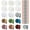 Aurora and Chrome set, variant on 2026 New Arrival 2Pcs White Pearl Chrome Nail Powder, Iridescent Aurora Mirror Effect Pigment, Pearlescent Mermaid Dust for Nail Art Decoration