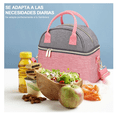 thumbnail image 5 of Lonchera Termicas Bolsa Almuerzo Para Dama Belug Rosa Gris, 5 of 5