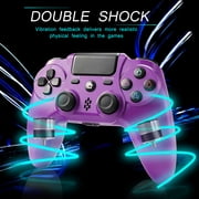 Wireless Controller Compatible with P4/P4 Slim/P4 Pro/Windows PC, Purple