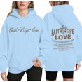 thumbnail image 2 of Levmjia Womens Hoodie Long Sleeve Sweatshirt Letter Printed Pullover Casual Comfortable Workout Top Holiday Casual Daily Wear Home Relaxation, 2 of 6