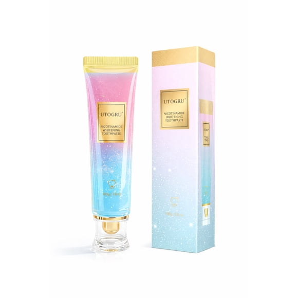 Pasta Dental Blanqueadora UTOGRU 100 g Remueve Manchas Cuida Esmalte y Refresca Aliento
