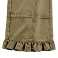 thumbnail image 7 of Womens Jeans Wide Leg Jeans for Women Trendy High Waisted Stretchy Baggy Ruffle Hem Denim Pants with Pockets, 7 of 7